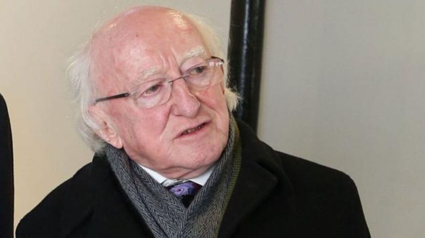 President Higgins pays tribute to Tuam distinguished trade unionist the late Mick Brennan