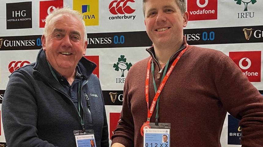 Galway journalist John Fallon elected as chairperson of the Rugby Writers of Ireland.