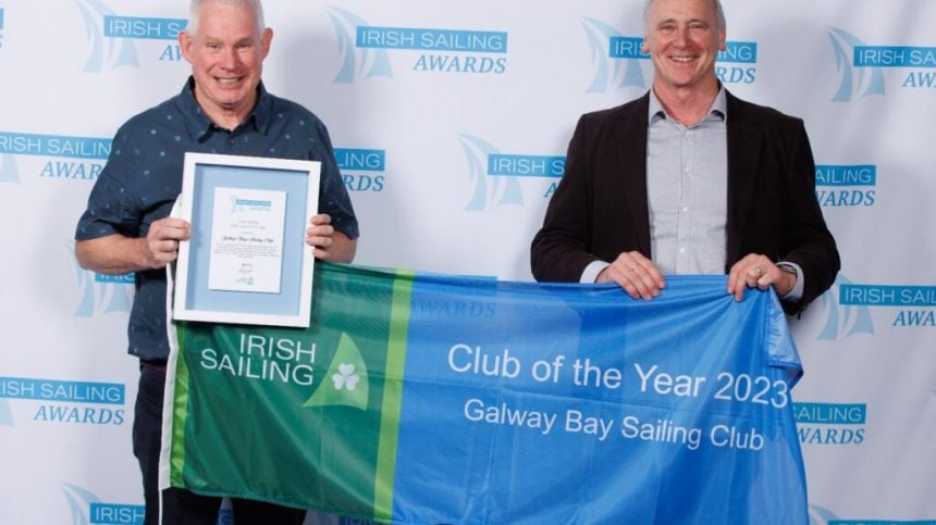 Galway Bay Sailing Club awarded Irish Sailing club of the year 2023