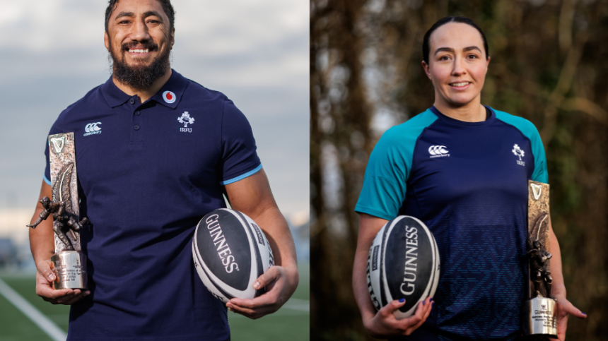 Bundee Aki and Nichola Fryday announced as Guinness Rugby Writers Players Of The Year