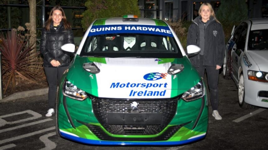 Aoife Raftery will help create an unusual piece of Irish motorsport history on the Corrib Oil Galway International Rally