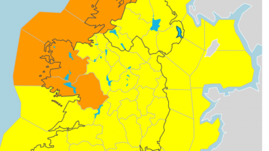 Galway County Council warns against unnecessary travel from 3PM as Storm Jocelyn hits