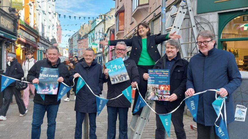 Streets of Galway don new bunting in preparation for city's newest festival