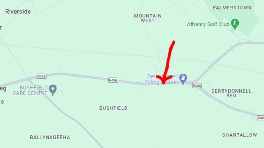 Delays expected on R446 at Derrydonnell Beg due to emergency surface repairs