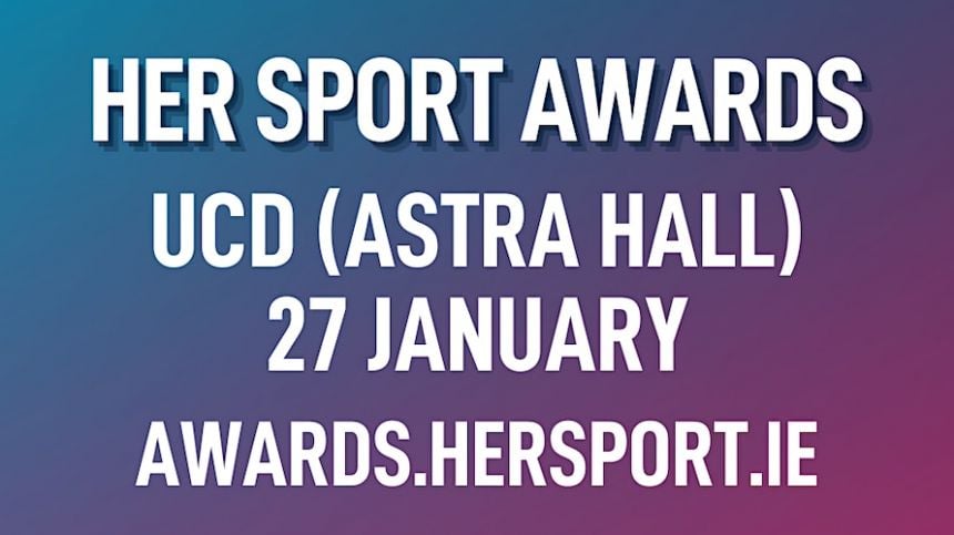 HerSport Awards take place on the 27th of January