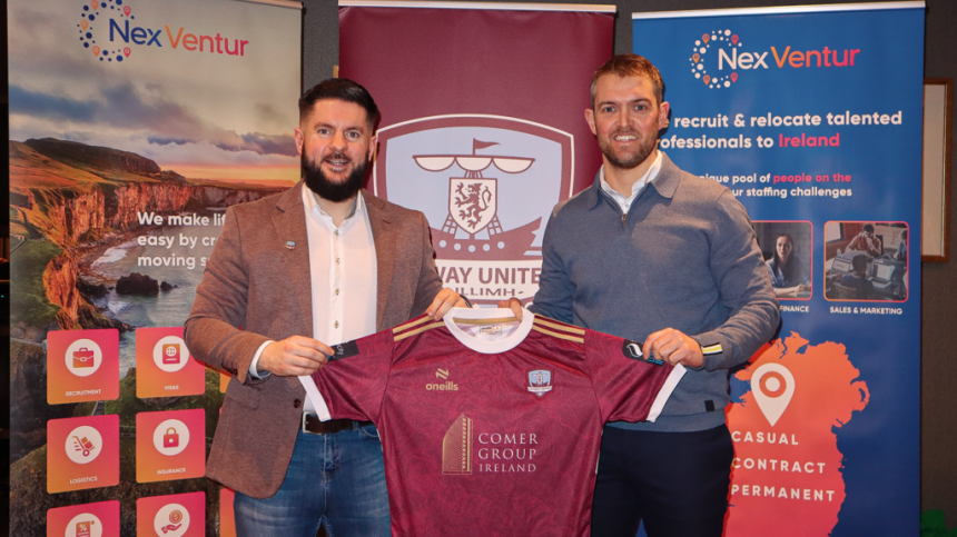 NexVentur announced as Galway United's Official Away Game Partner for 2024