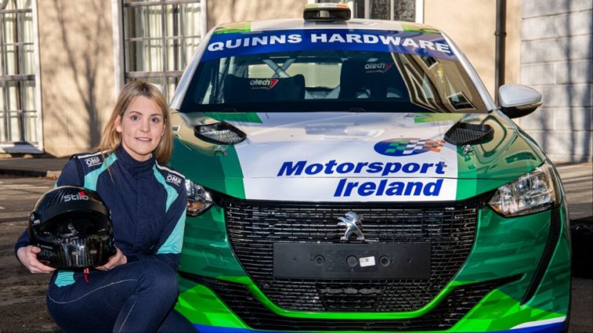 Aoife Raftery to drive Craig Breen’s  Circuit of Ireland winning Peugeot 208 T16 R5 at Goodwood Festival of Speed