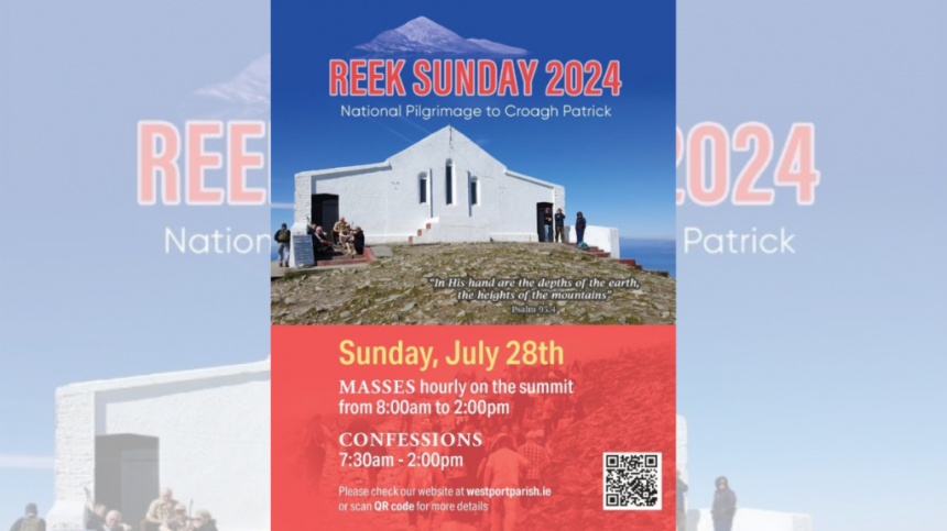 Thousands of pilgrims expected to scale Croagh Patrick this weekend for Reek Sunday