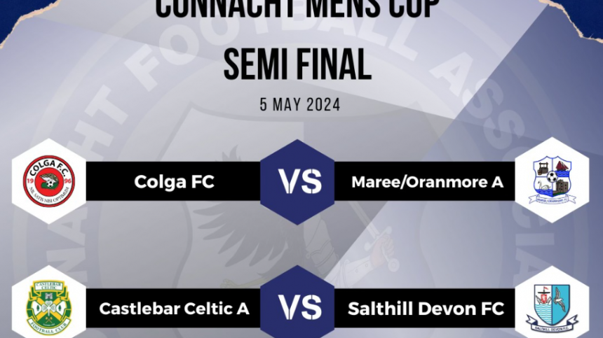 Connacht Cup Soccer Semi-Final fixtures released