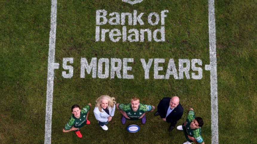 Bank of Ireland Extends Connacht Rugby Partnership Agreement by Five Years