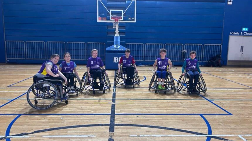 Galway Wheelchair Basketball team end season on a high with awards at IWA Wheelchair Basketball Junior Final Blitz