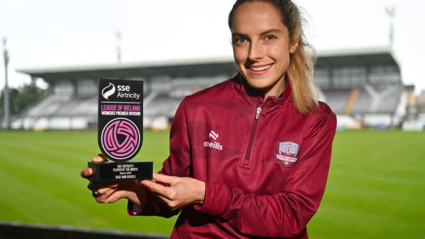 Julie Ann Russell named as Player of the Month for March