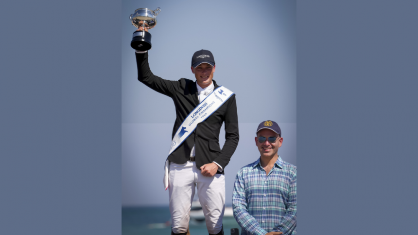 Michael Duffy Wins Longines Global Champions Tour Grand Prix at Miami Beach.