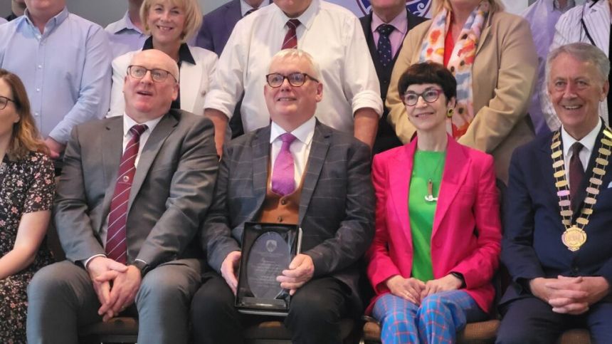 Galway County Council honours Keith Finnegan with civic reception