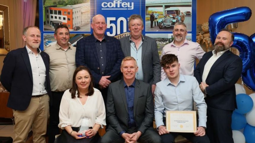 Athenry headquarted Coffey Group celebrates award of 5th best place to work in Ireland