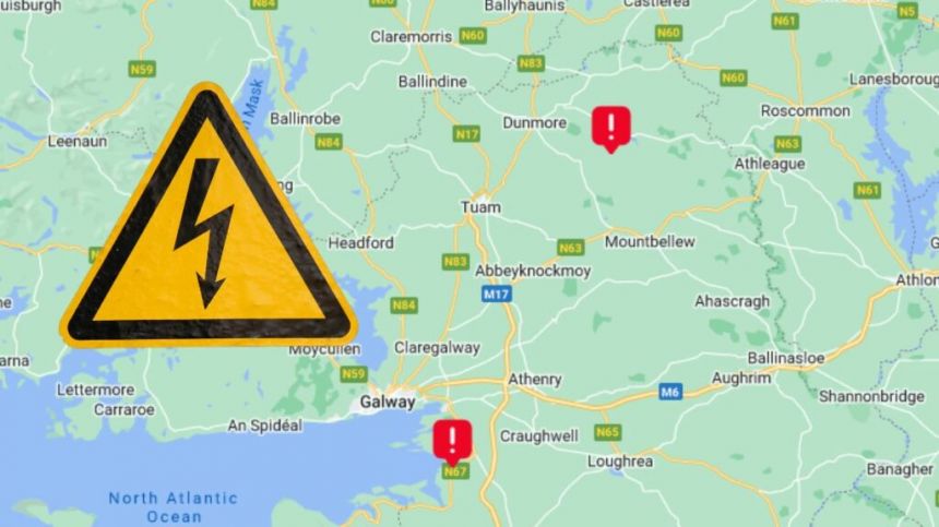 600 people without power in Kilcolgan and Balinderreen