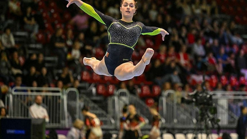 Emma Slevin wins Gold at Northern European Gymnastics Championships