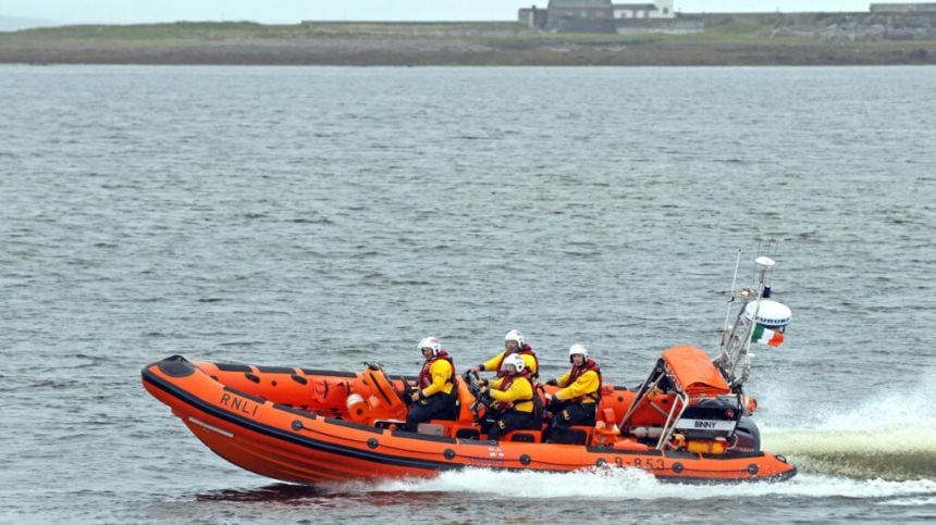 Galway RNLI crew called out to Hare Island yesterday evening