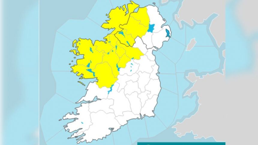 Thunderstorm warning for Galway from 2pm