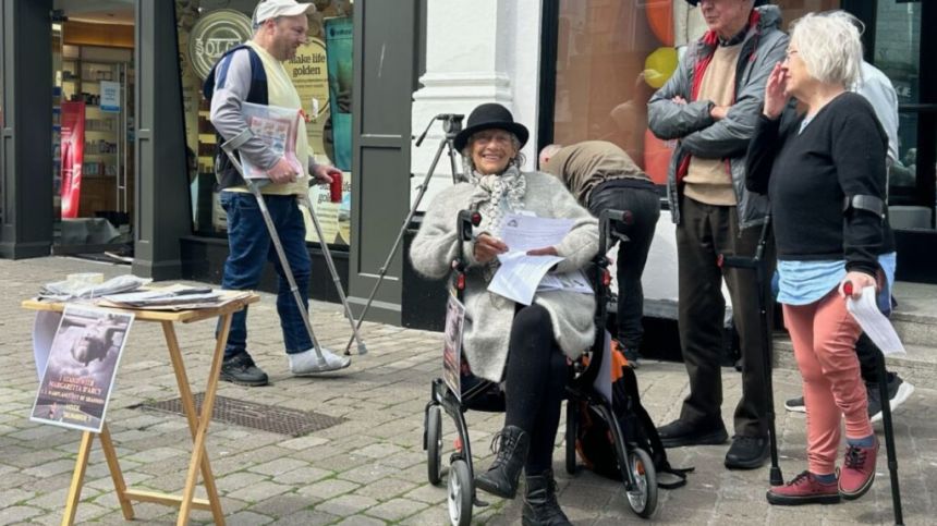 Peace activist Margaretta D'Arcy to stand in city elections at the age of 89