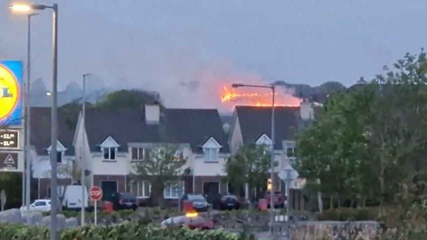 Gorse fire brought under control in Knocknacarra