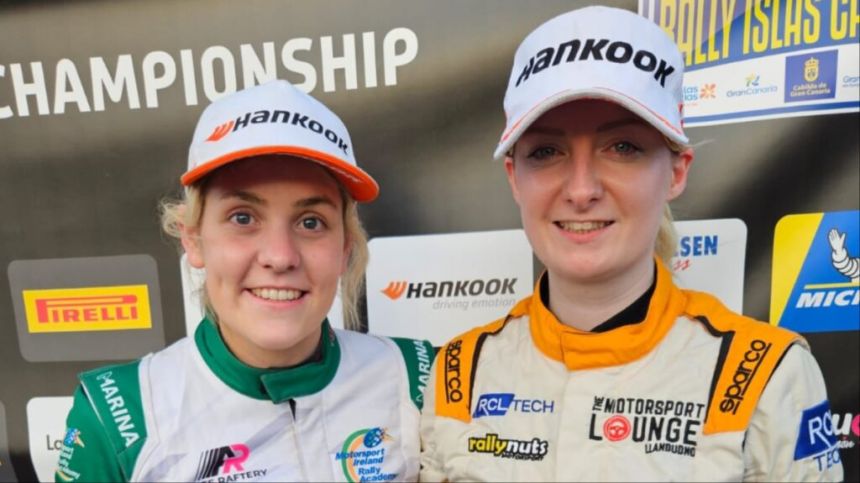 Aoife Raftery Heads to Sweden Holding Third Place in FIA Junior European Rally Championship