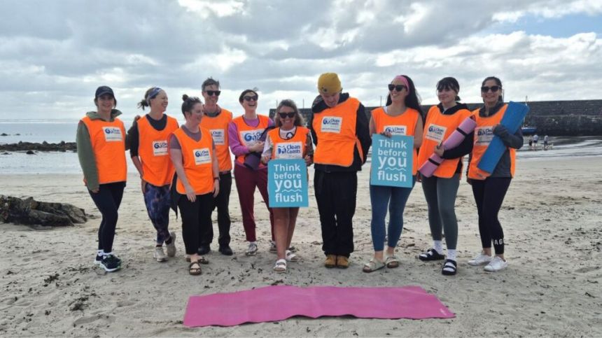 Free Yoga classes in Salthill to raise awareness of the flushing of unsuitable items