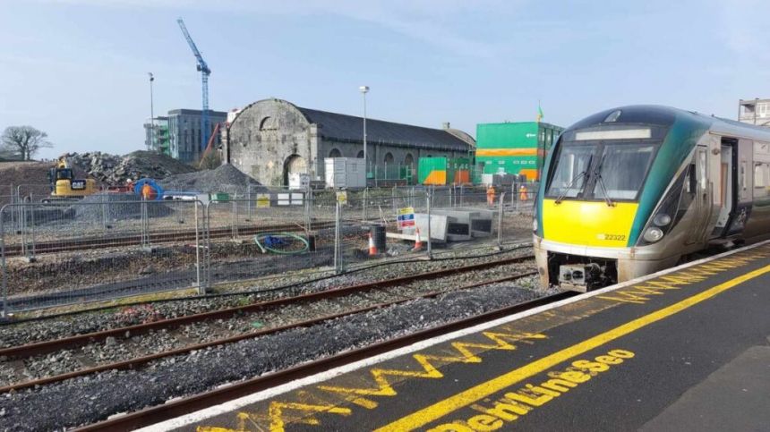 Works at Ceannt Station well underway as customers advised of alternative access