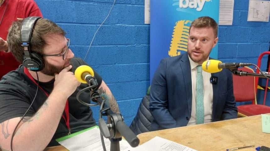 Loughrea - Shane Curley (FF) speaks to David Nevin