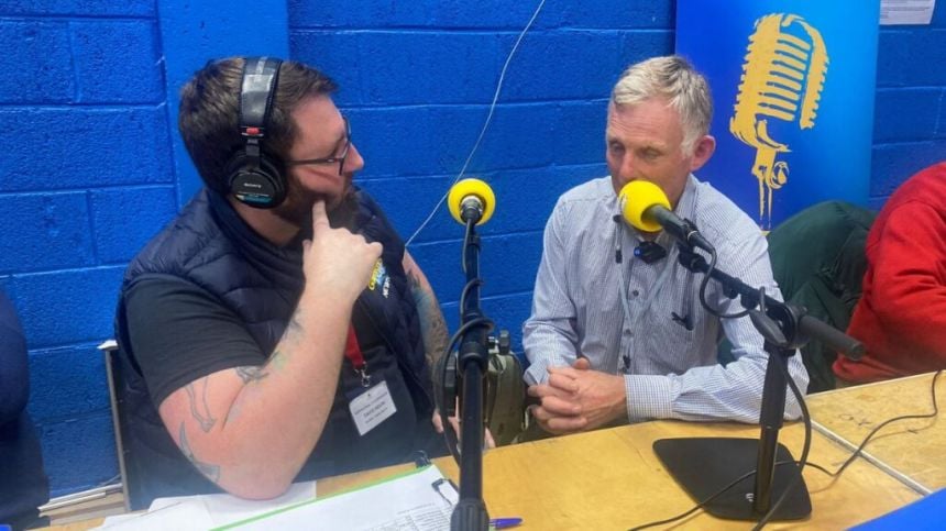 Ballinasloe - Dermot Connolly (SF) speaks with David Nevin