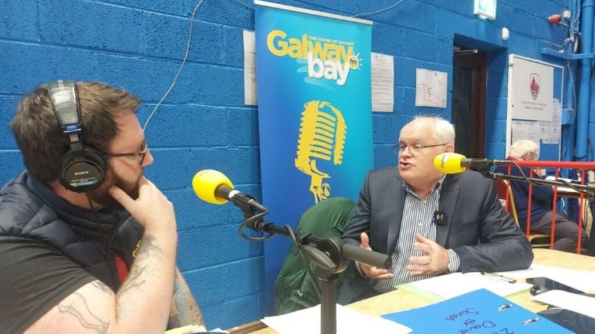 Athenry/Oranmore - Peter Feeney (FG) speaks with David Nevin