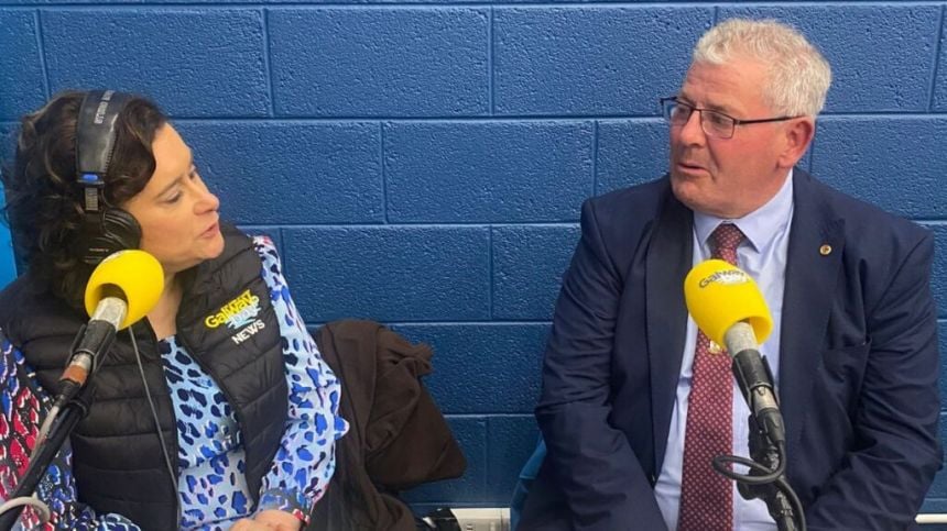 Galway City Central - Frank Fahy (FG) speaks to Bernadette Prendergast