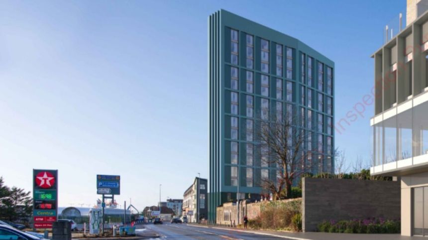 Refusal for fresh plans to build high rise hotel near Galway Docks