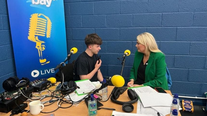 Galway City Central - Josie Forde (FF) speaks to Joseph Murray