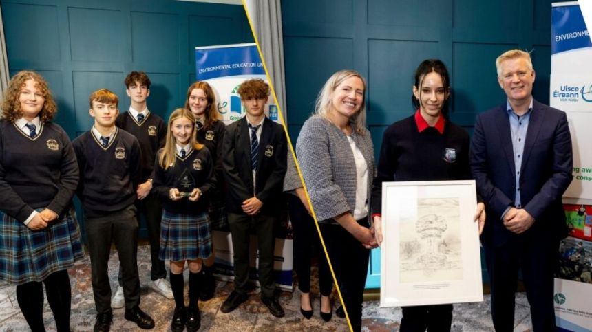 Ballinasloe and Portumna students win prizes at An Taisce Green Schools Water Awards