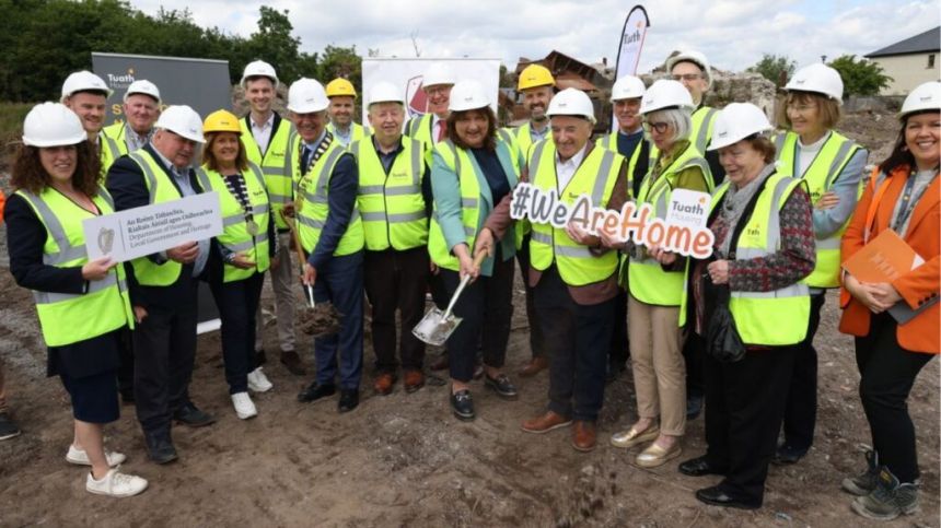 Sod turning at midday for new age-friendly housing development in Mountbellew