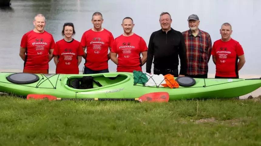 Galway Group Kayaking from Ireland to Scotland tomorrow for Charity