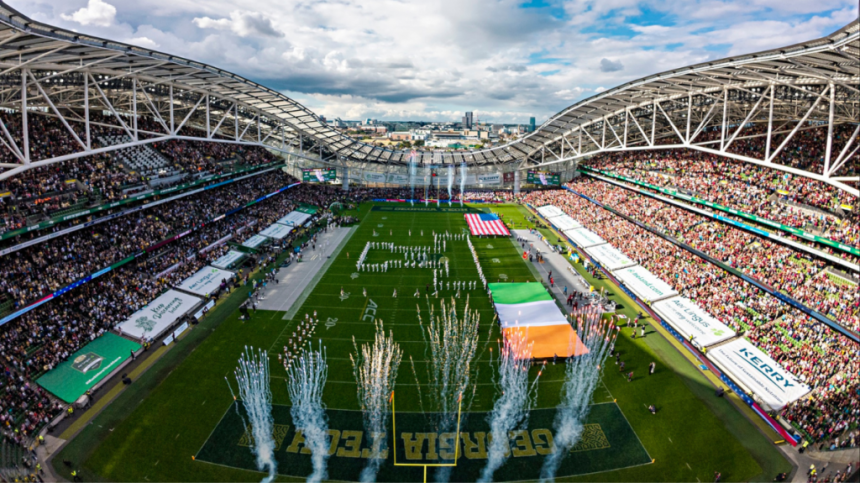 2024 Aer Lingus College Football Classic scores record viewership figures