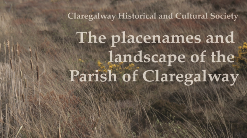 Launch of a new book on the history of Claregalway place names to be held this evening