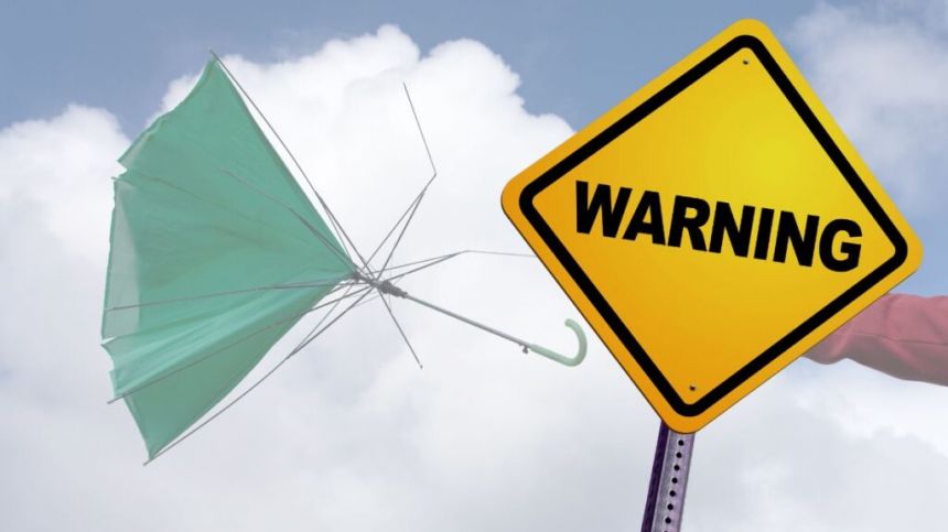 Status yellow wind warning for Galway and Mayo for this evening