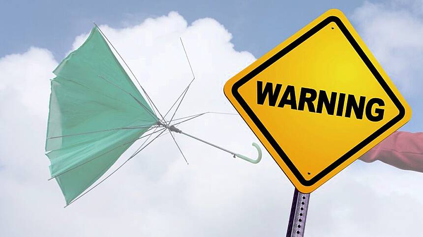 Status yellow wind warning for Galway from midnight tonight