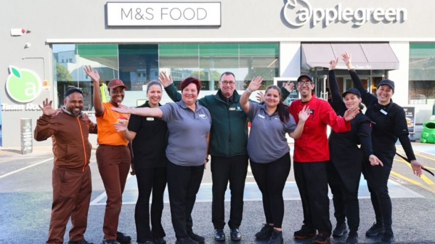 M&S Food now available at Applegreen on Galway's Tuam Road