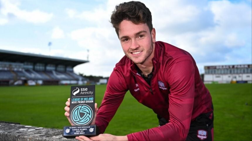 Galway United's Patrick Hickey Chats to Galway Bay FM after being named August Player of the Month