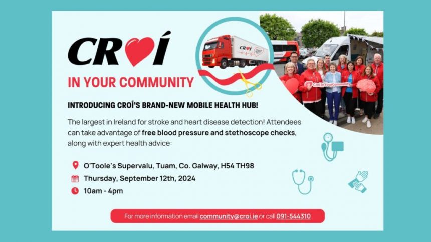 Croí to launch Ireland's largest mobile stroke prevention hub