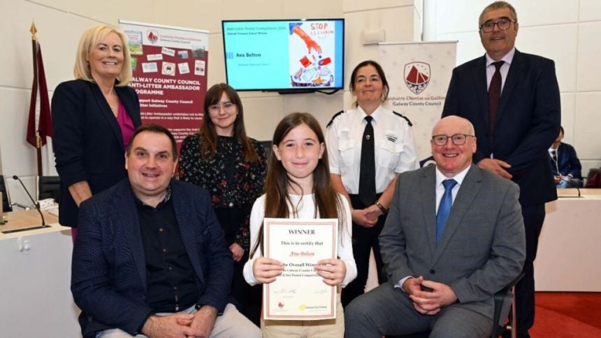 Primary school winners announced in Galway anti-litter competition