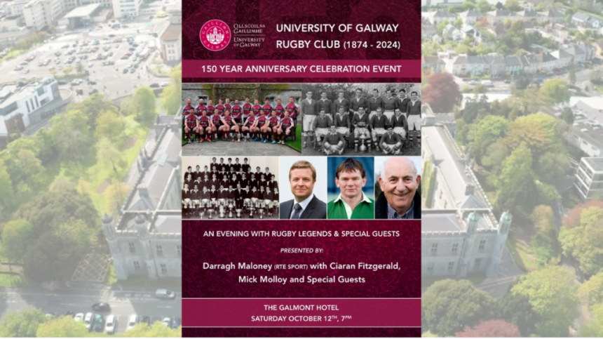 University of Galway Celebrates 150 years of Rugby on Saturday Week