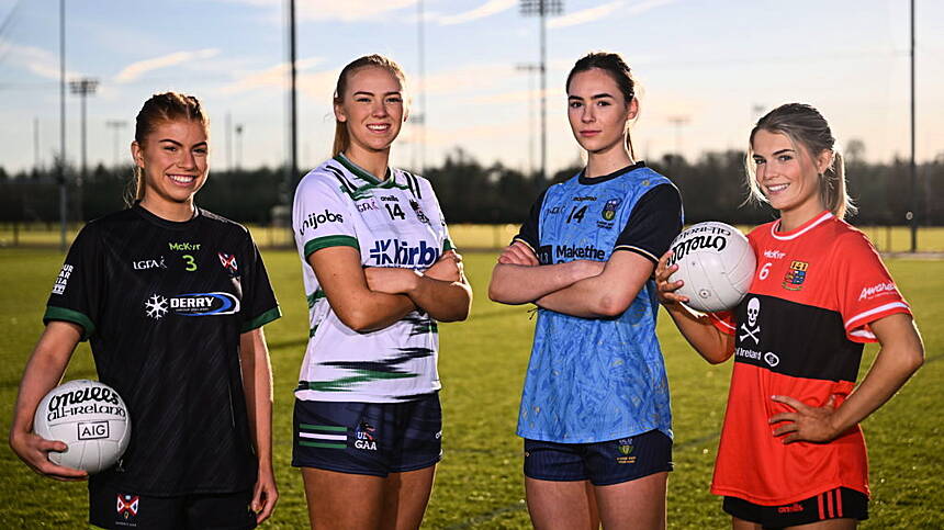 LGFA Players from across the country join up for season launch of the 2025 AIG Higher Education Committee (HEC) third-level competitions