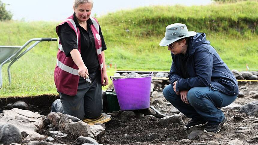 Excavation reveals Maree ringfort was home to ancient nobles