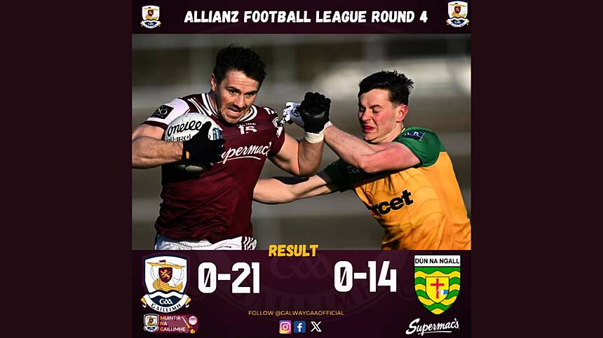 Galway Senior Footballers Beat Donegal - Commentary And Reaction