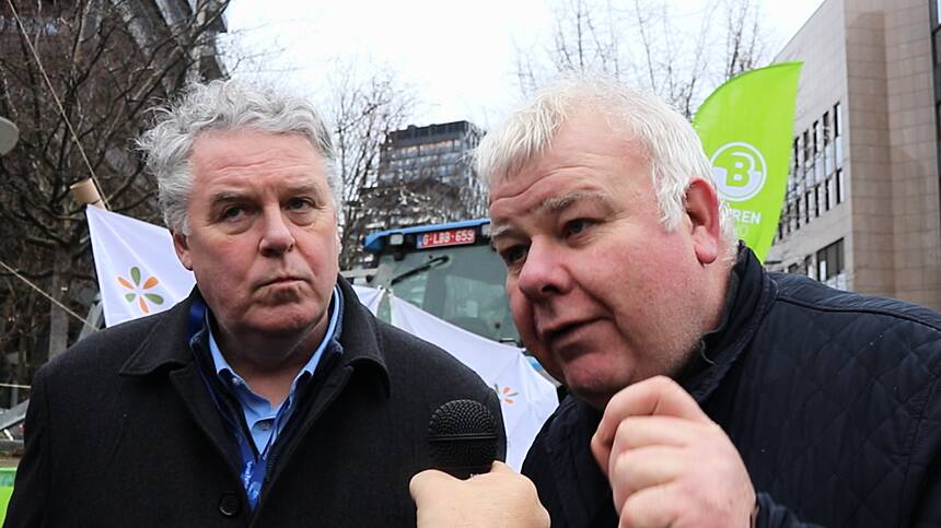 Deputy Fitzmaurice and MEP Mullooly take part in Brussels protest against Mercosur deal